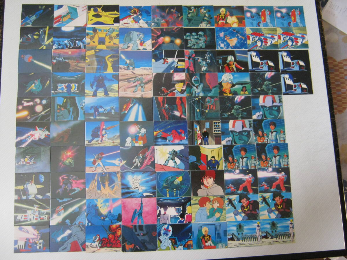 山勝【機動戦士ガンダム　ミニカード73種84枚セット　版権付き　1980年代】_画像1