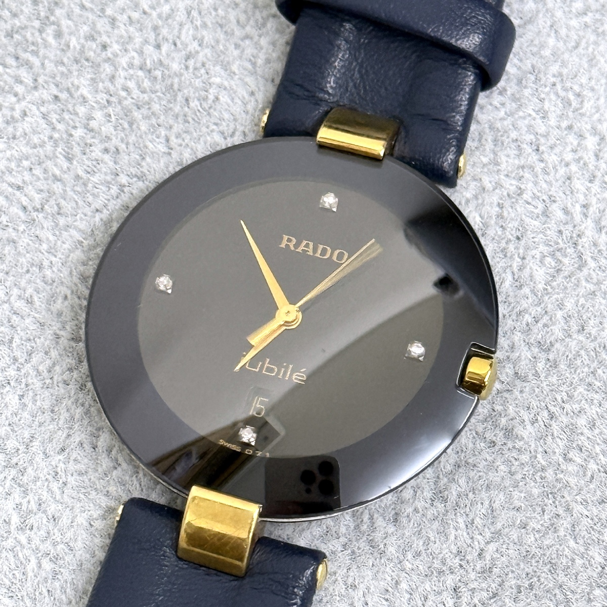 RADO jubile 129.3575.4N ラドー ジュビリー 不動ジャンク Yahoo!オークション - ジャンク品 RADO/ラドー メンズクォーツ