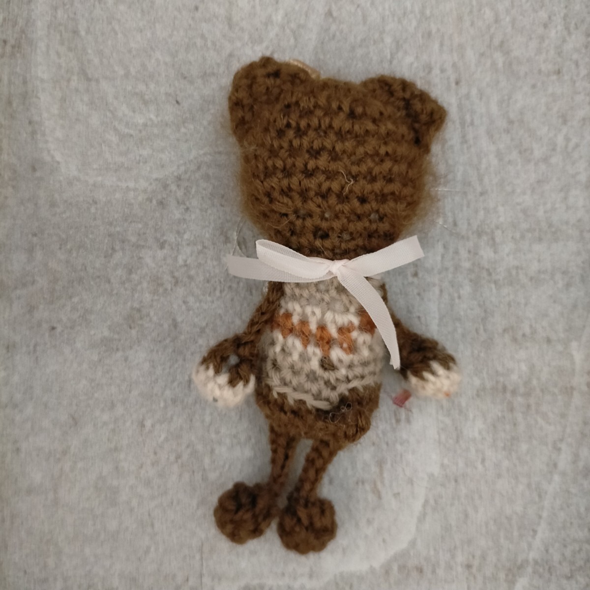 小さな編みぐるみネコさん ハンドメイド 猫 あみぐるみ 手作り 小さな編みぐるみネコさん ハンドメイド 猫 あみぐるみ 手作り