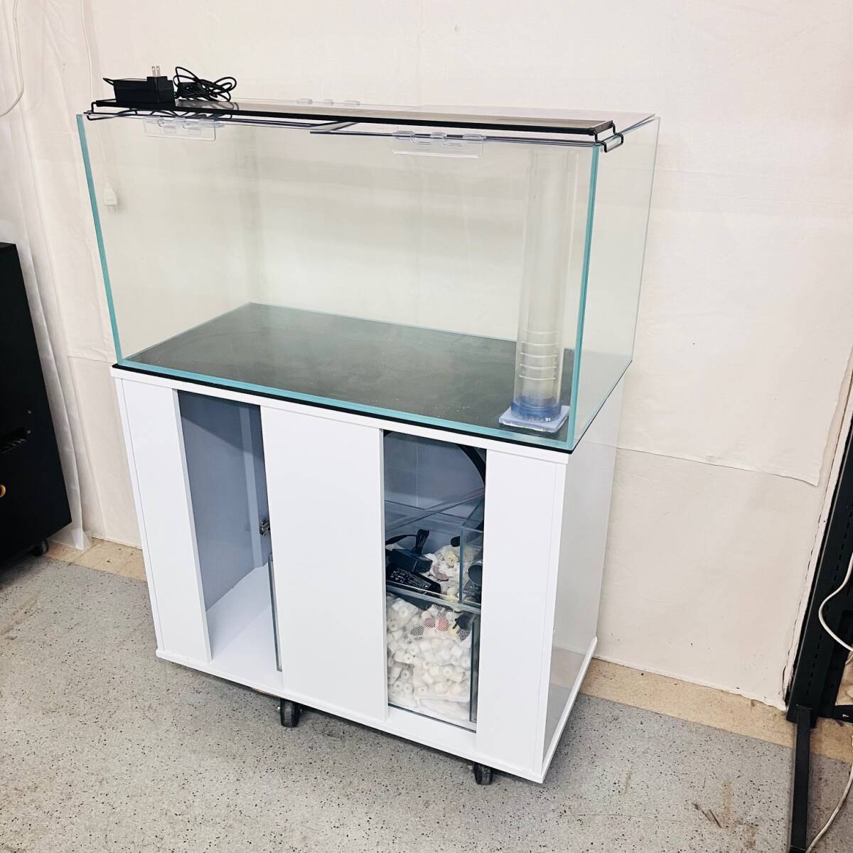 千葉野田 引取限定】アクロ ガラス オーバーフロー水槽 90cm 千葉野田 引取限定】アクロ ガラス オーバーフロー水槽 90cm