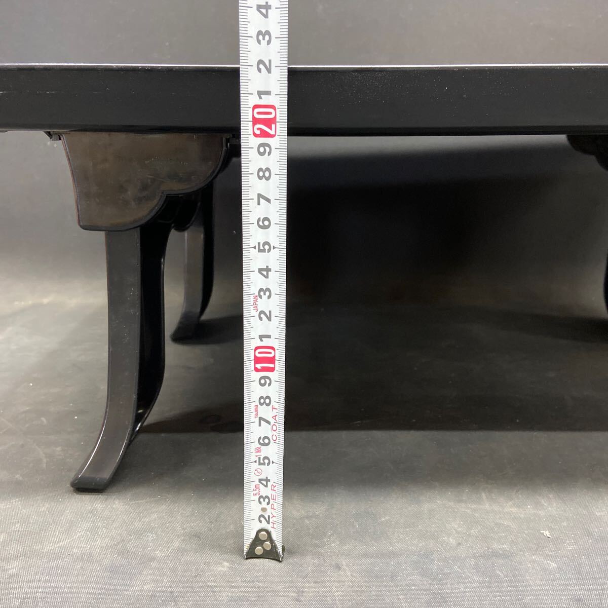 G2031 【 店舗用　平安膳 5客セット??！】54㎝×39㎝ 腳付 折りたたみ 會席膳 盆 小料理 懐石料理 旅館 飲食 料亭 業(yè)務(wù)用 保管品