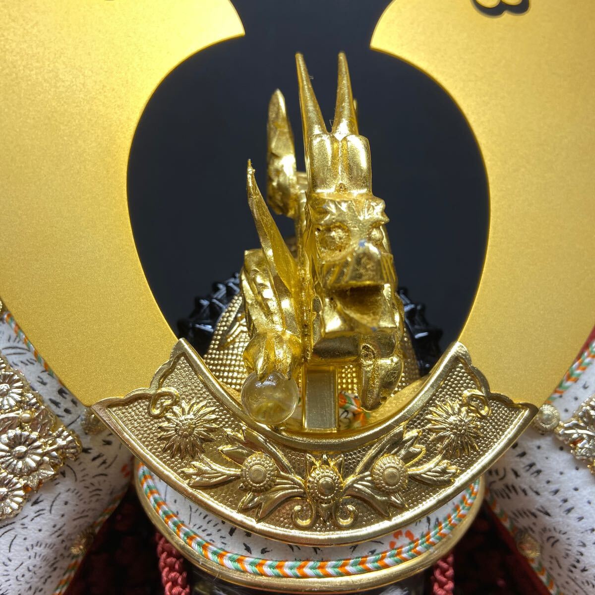 G2093 【龍玉作 甲冑】 五月人形 文永 12号鎧 兜 龍 兜飾り 鎧