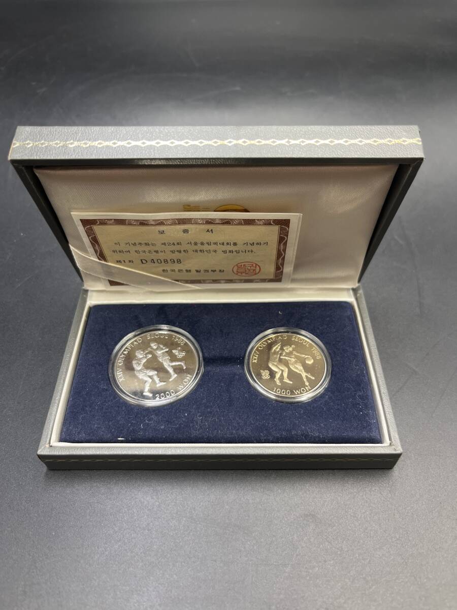 韓国 ソウルオリンピック 記念硬貨 銀貨 1988年 1000ウォン 2000 韓国 ソウルオリンピック 記念硬貨 銀貨 1988年 1000ウォン 2000