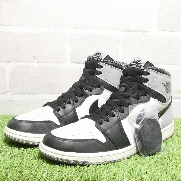 AIR JORDAN 1 RETRO HIGH OG "BARONS" 555088-104 (ホワイト/ブラック/ニュートラルグレー)