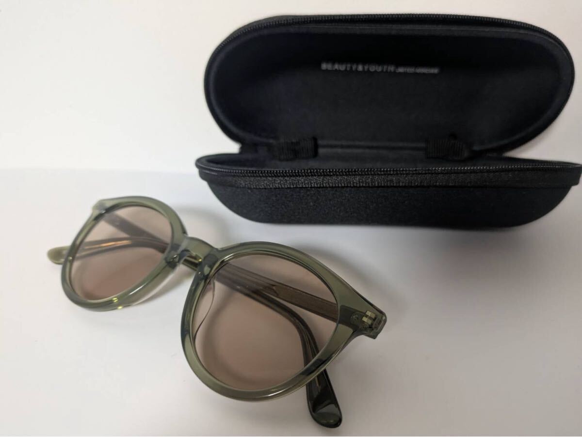 BEAUTY&YOUTH UNITED ARROWS BYW-32 サングラス メガネ ボストン プラスチック