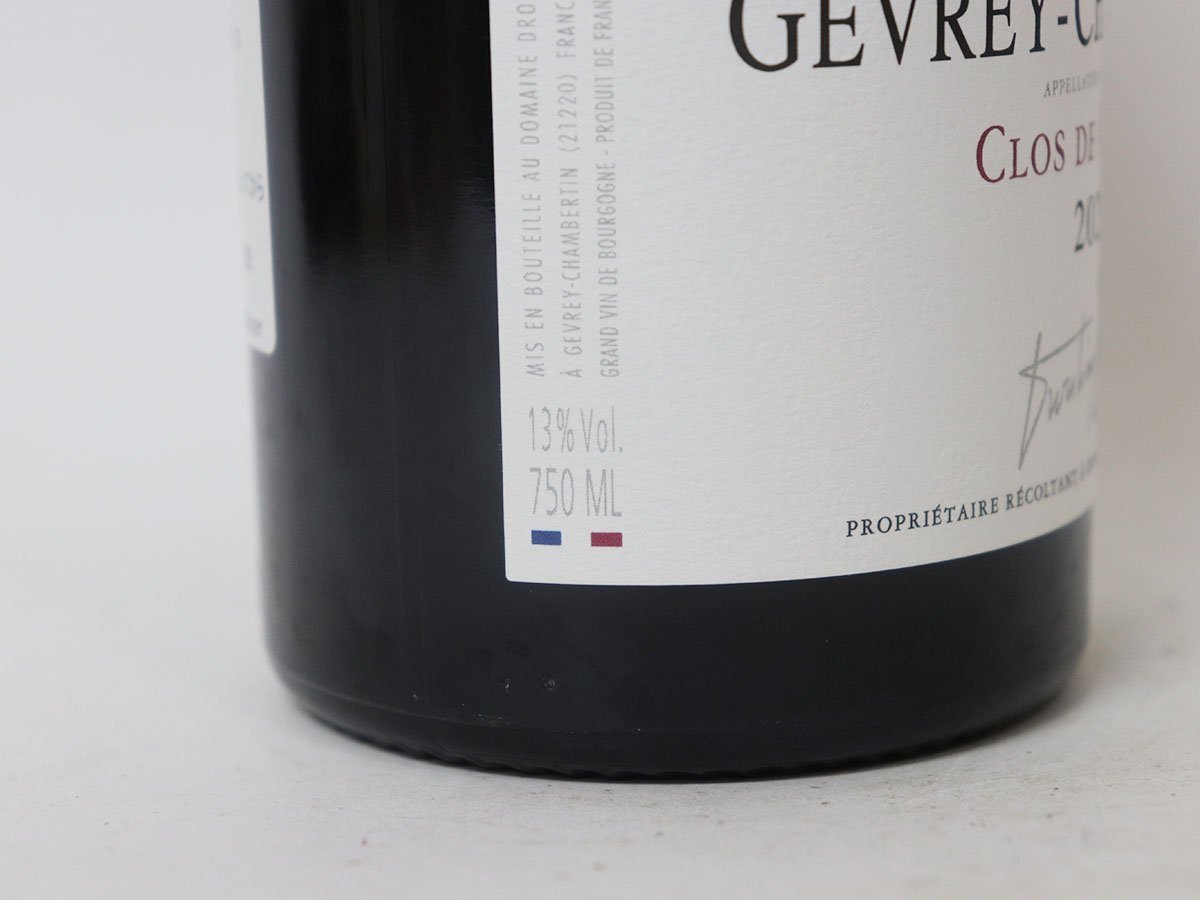 ◆ドルーアン ラローズ - ジュヴレ シャンベルタン クロ デ コンブ 2022年 DROUHIN LAROZE［度數(shù):13% 內(nèi)容量:750ml］A