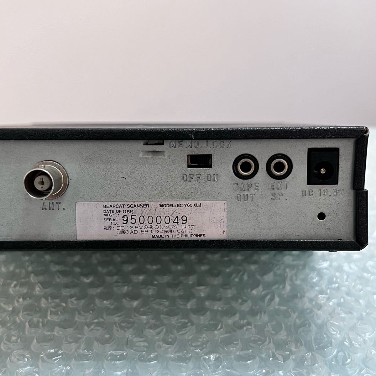 Uniden ユニデン Bearcat ベアキャット BC760XLJ 2個セット 受信 Uniden ユニデン Bearcat ベアキャット BC760XLJ 2個セット 受信