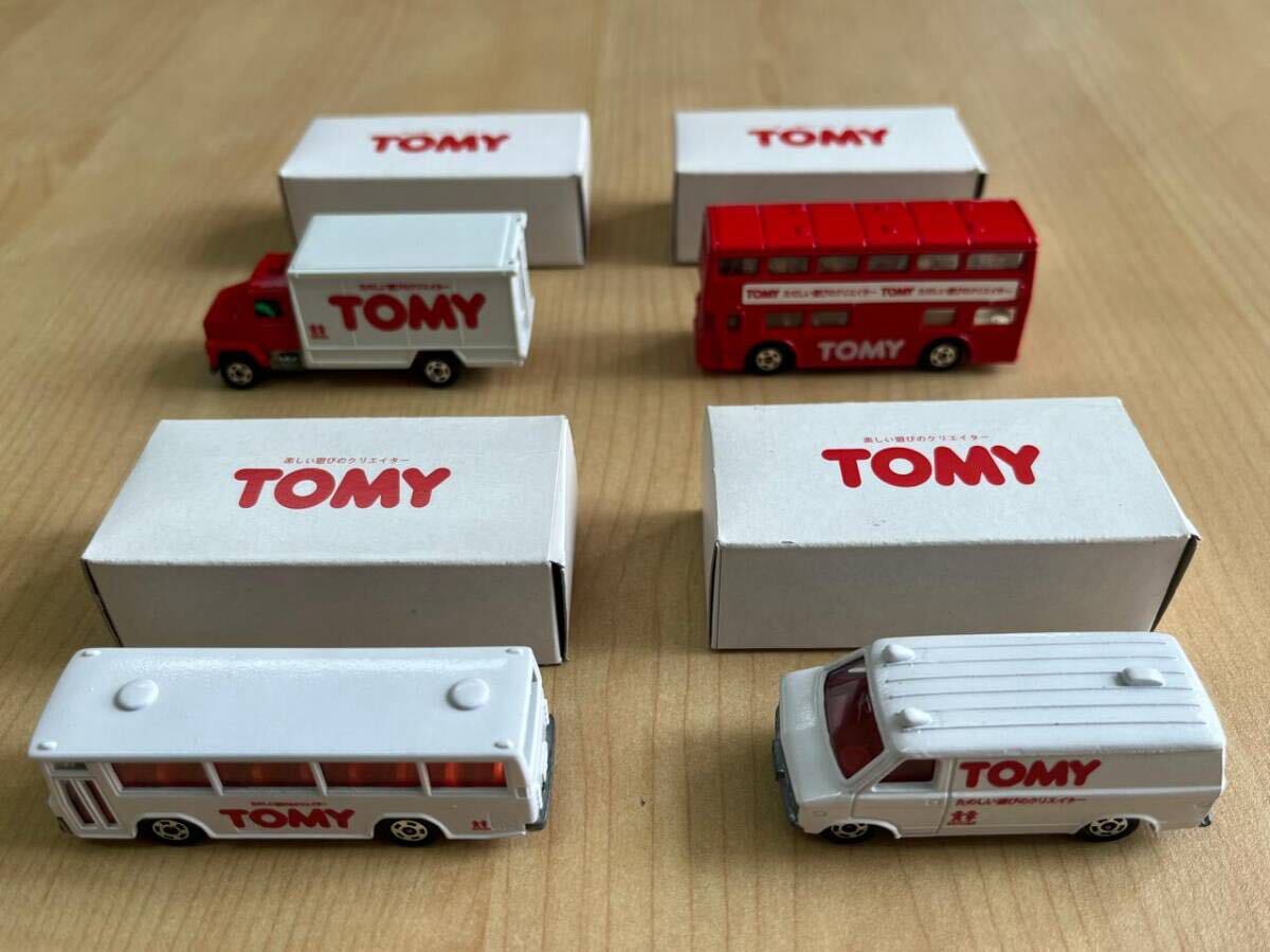 トミカ 昭和58年/1983年 TOMY ロゴ 報道関係 配布品 4台セット トミカ 昭和58年/1983年 TOMY ロゴ 報道関係 配布品 4台セット