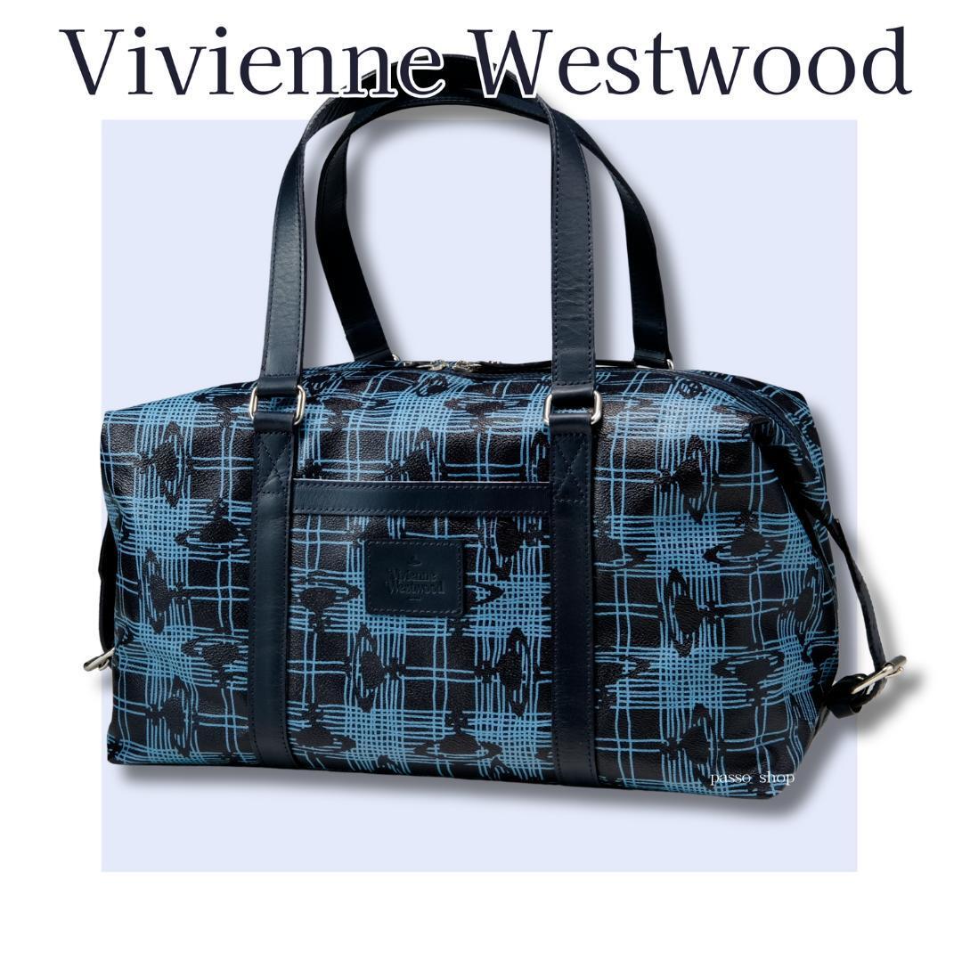 Vivienne Westwood オーブ 総柄 ハンドバッグ ボストンバッグ Vivienne Westwood オーブ 総柄 ハンドバッグ ボストンバッグ