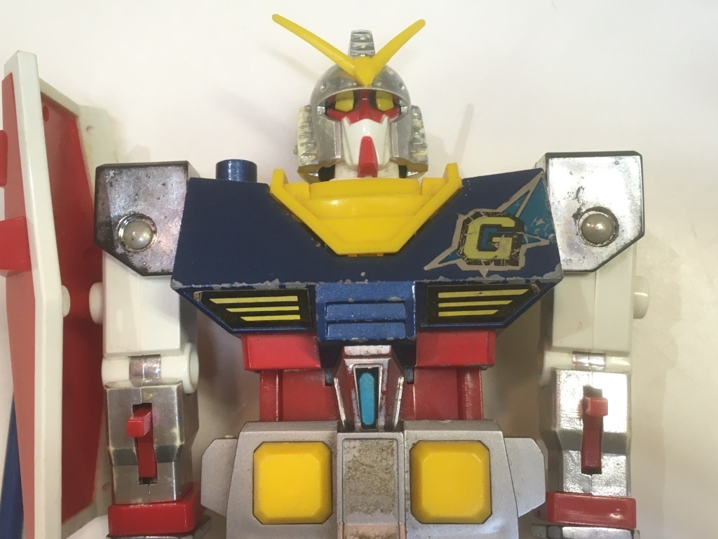古い超合金 クローバー 機動戦士ガンダム 合体セット ジャンク品 古い超合金 クローバー 機動戦士ガンダム 合体セット ジャンク品