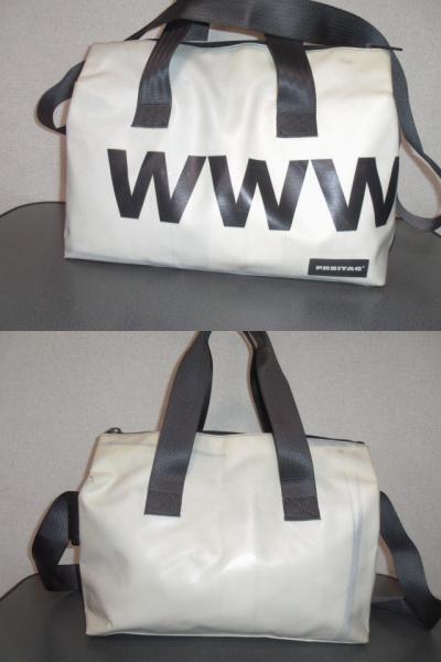FREITAG LOIS フライターグ 2way 白×黒 薄青 プリント WHT BLK FREITAG LOIS フライターグ 2way 白×黒 薄青 プリント WHT BLK