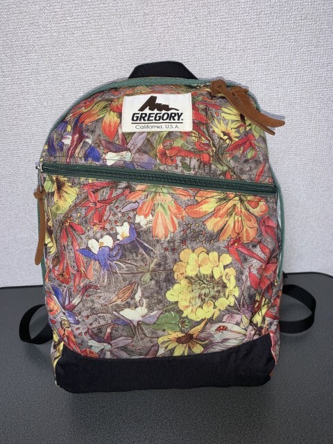 GREGORY ジャックアンルー カジュアルディ 花柄 美品 デイパック GREGORY ジャックアンルー カジュアルディ 花柄 美品 デイパック