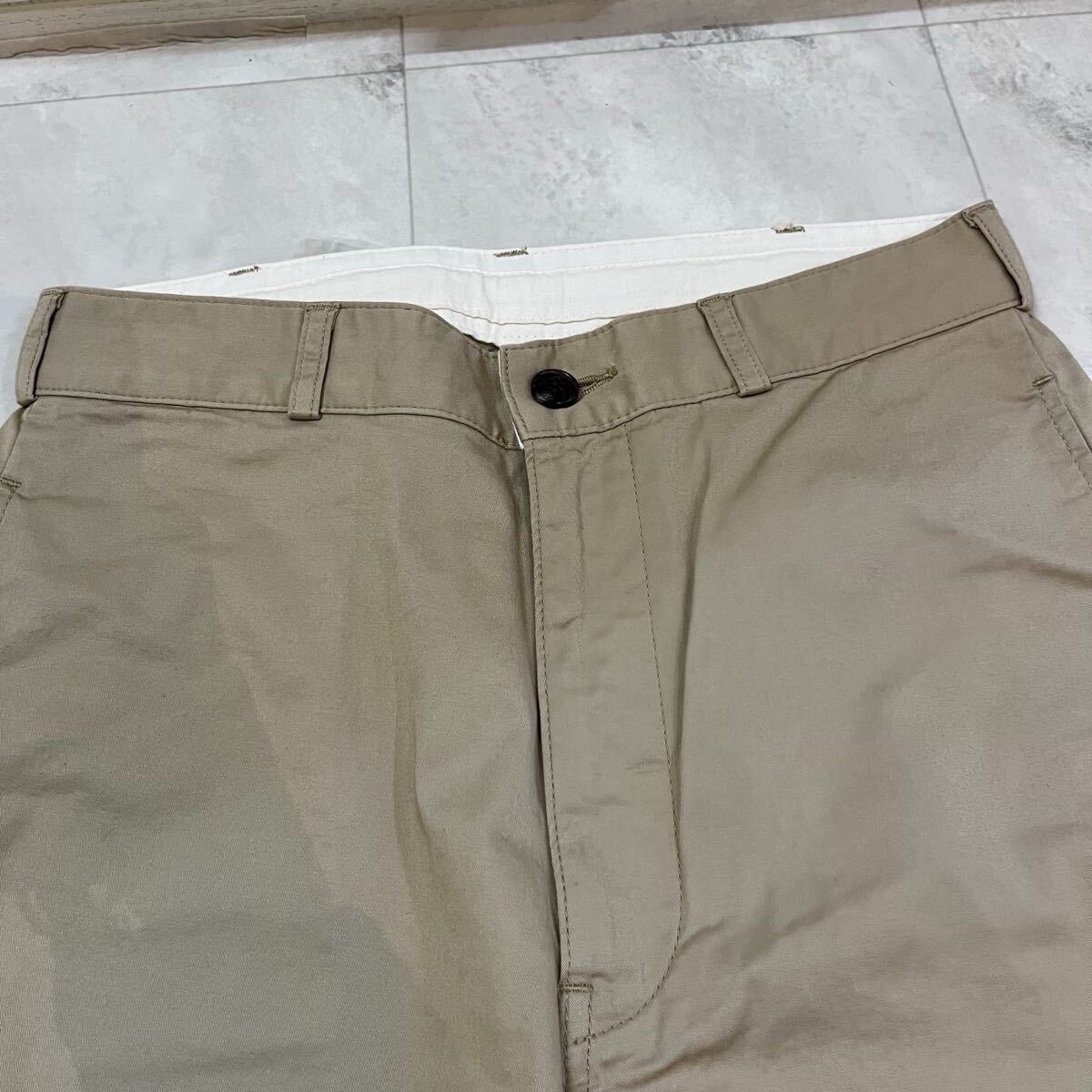 新品 TANG! タング チノパン テーパード カーゴパンツ カジュアル 日本製 定価21450 レディース ベージュ サイズ38 (M相当) 玉mc3619_画像3