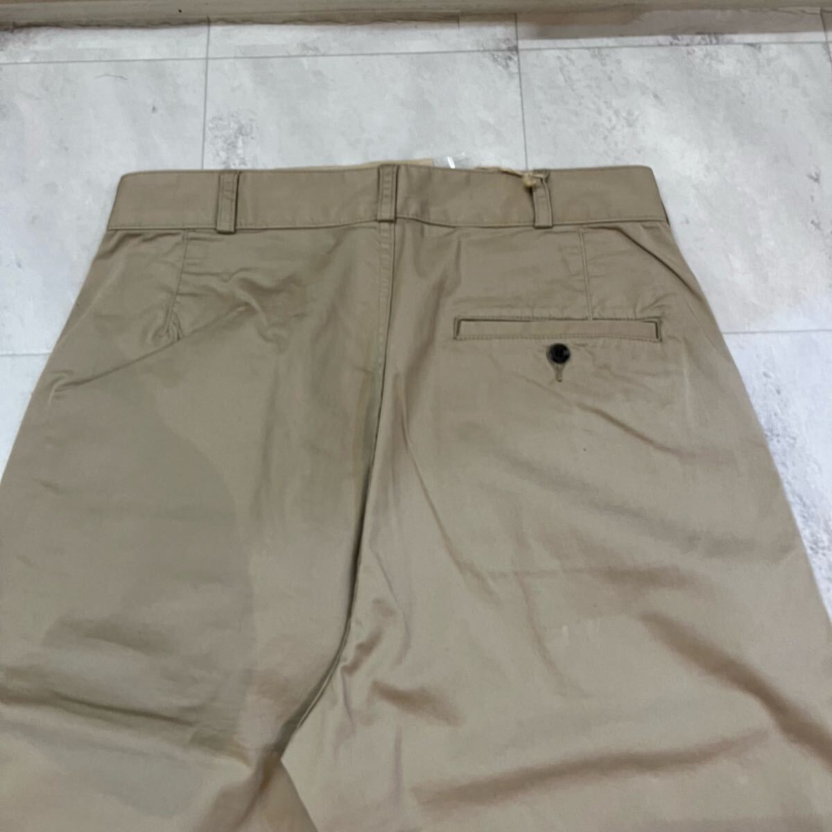 新品 TANG! タング チノパン テーパード カーゴパンツ カジュアル 日本製 定価21450 レディース ベージュ サイズ38 (M相当) 玉mc3619_画像10