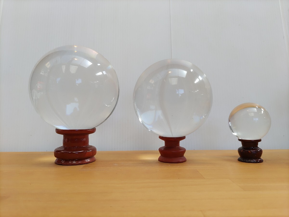 水晶玉 クリスタルボール 木製台座付き パワーストーン 開運 水晶玉 クリスタルボール 木製台座付き パワーストーン 開運