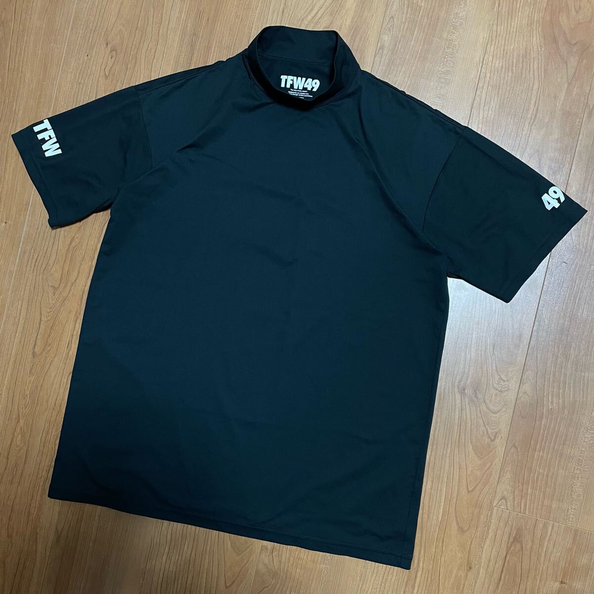 TFW49 モックネック　Tシャツ ブラック　XL junhashimoto MOCKNECK T SHIRT | TFW49（ティーエフダブリュー）Official EC