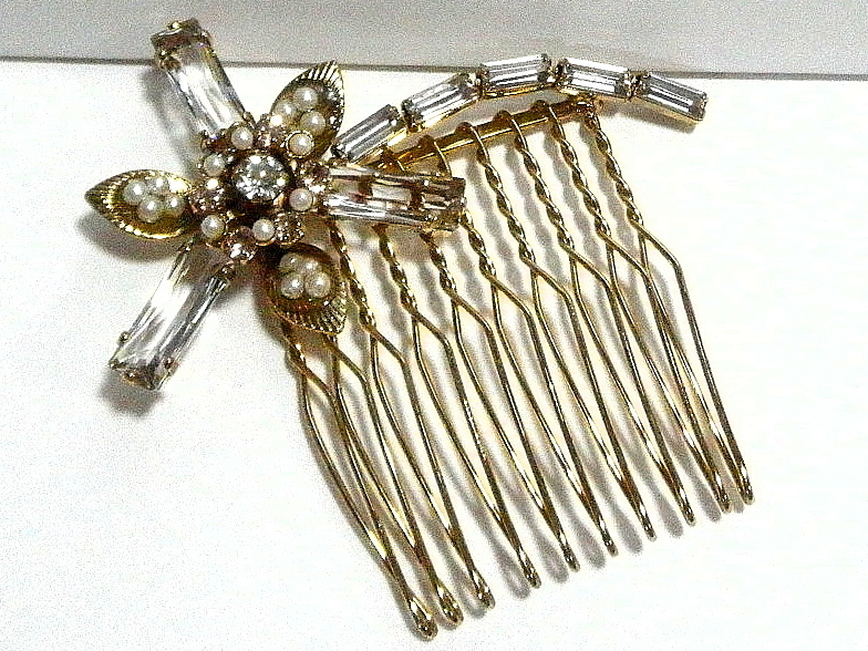 新品 即決 コンプレックスビズ 10足コーム 立体的 豪華装飾 COMPLEXBIZ 髪留め かんざし Complex Biz 未使用 送料180円から_画像2