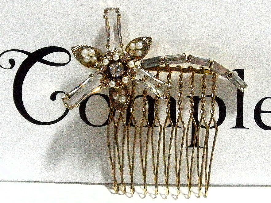 新品 即決 コンプレックスビズ 10足コーム 立体的 豪華装飾 COMPLEXBIZ 髪留め かんざし Complex Biz 未使用 送料180円から_画像1
