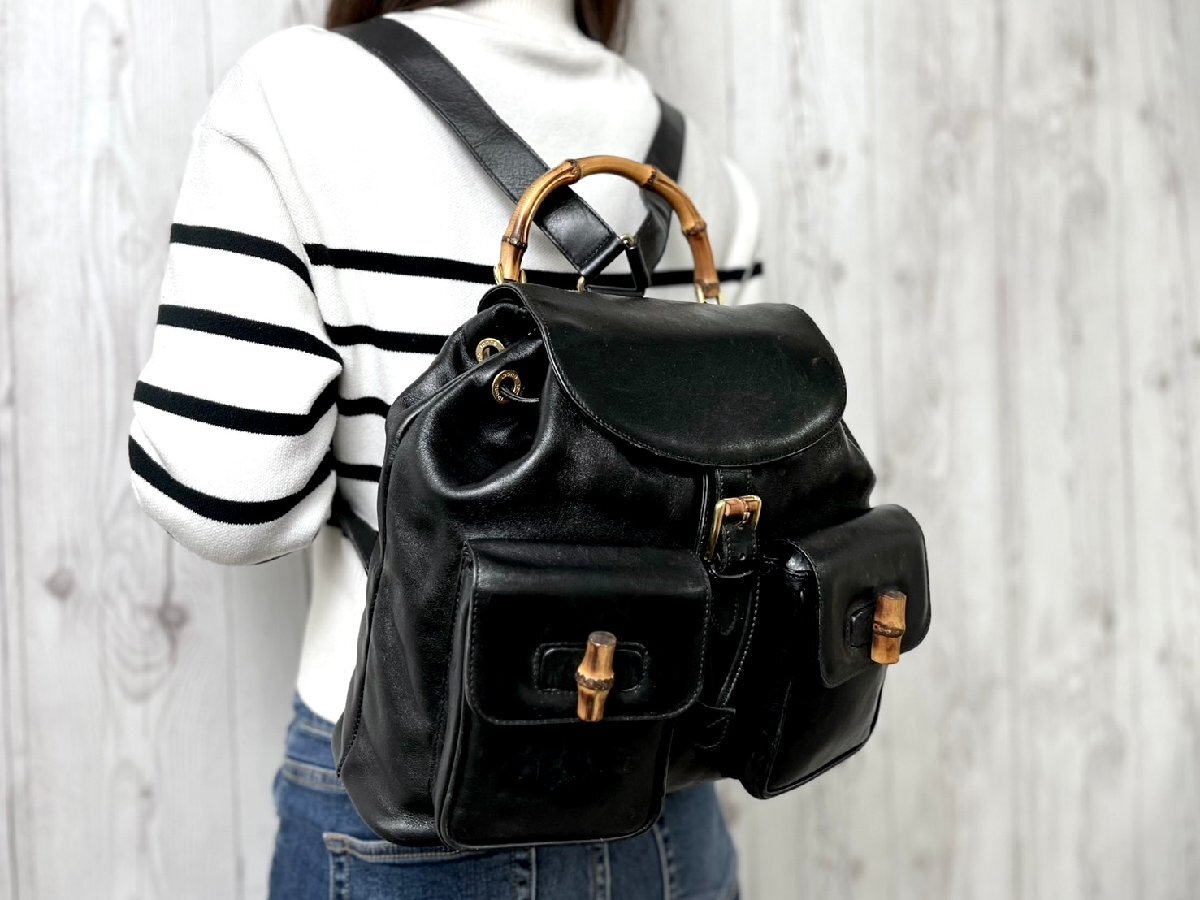美品 GUCCI グッチ オールドグッチ ヴィンテージ バンブー 美品 GUCCI グッチ オールドグッチ ヴィンテージ バンブー