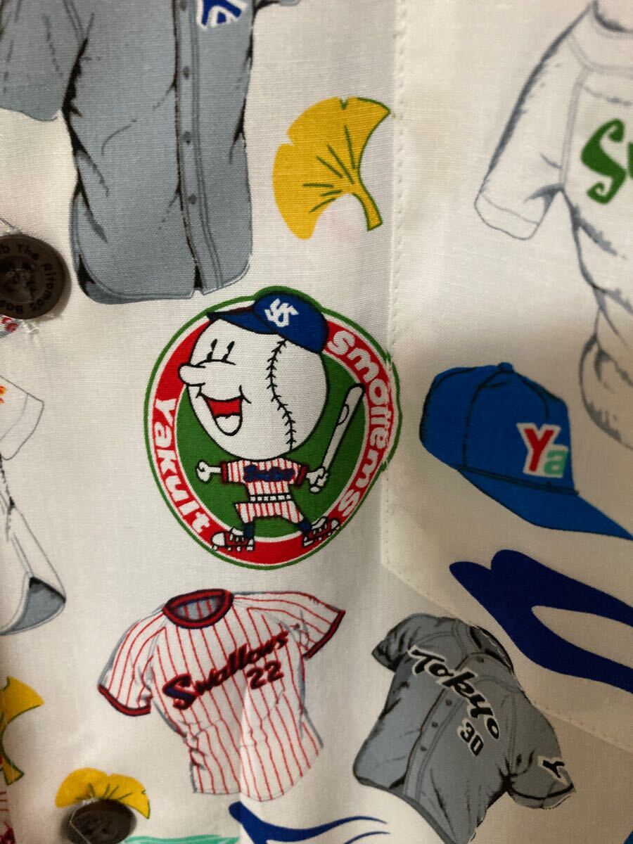 東京ヤクルトスワローズ アロハシャツ つば九郎 シャツ ヤクルト 東京ヤクルトスワローズ アロハシャツ つば九郎 シャツ ヤクルト