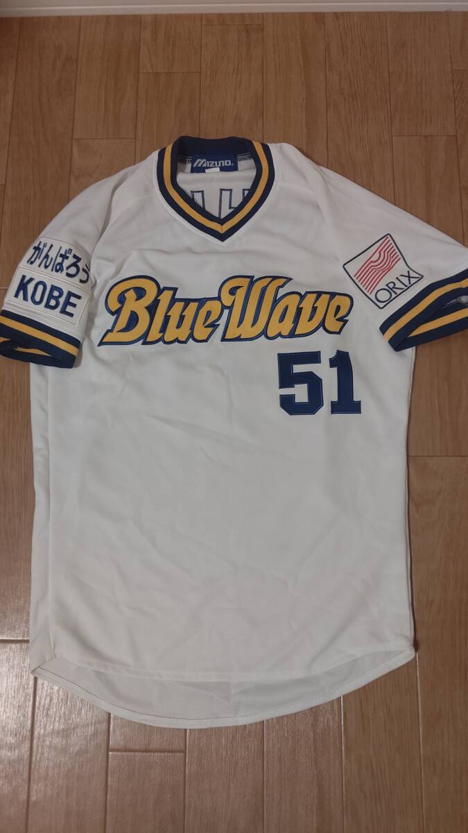 オリックス　ブルーウェーブ　イチロー　ホーム　ユニフォーム　LL オリックスブルーウェーブ イチロー選手 レプリカユニフォーム