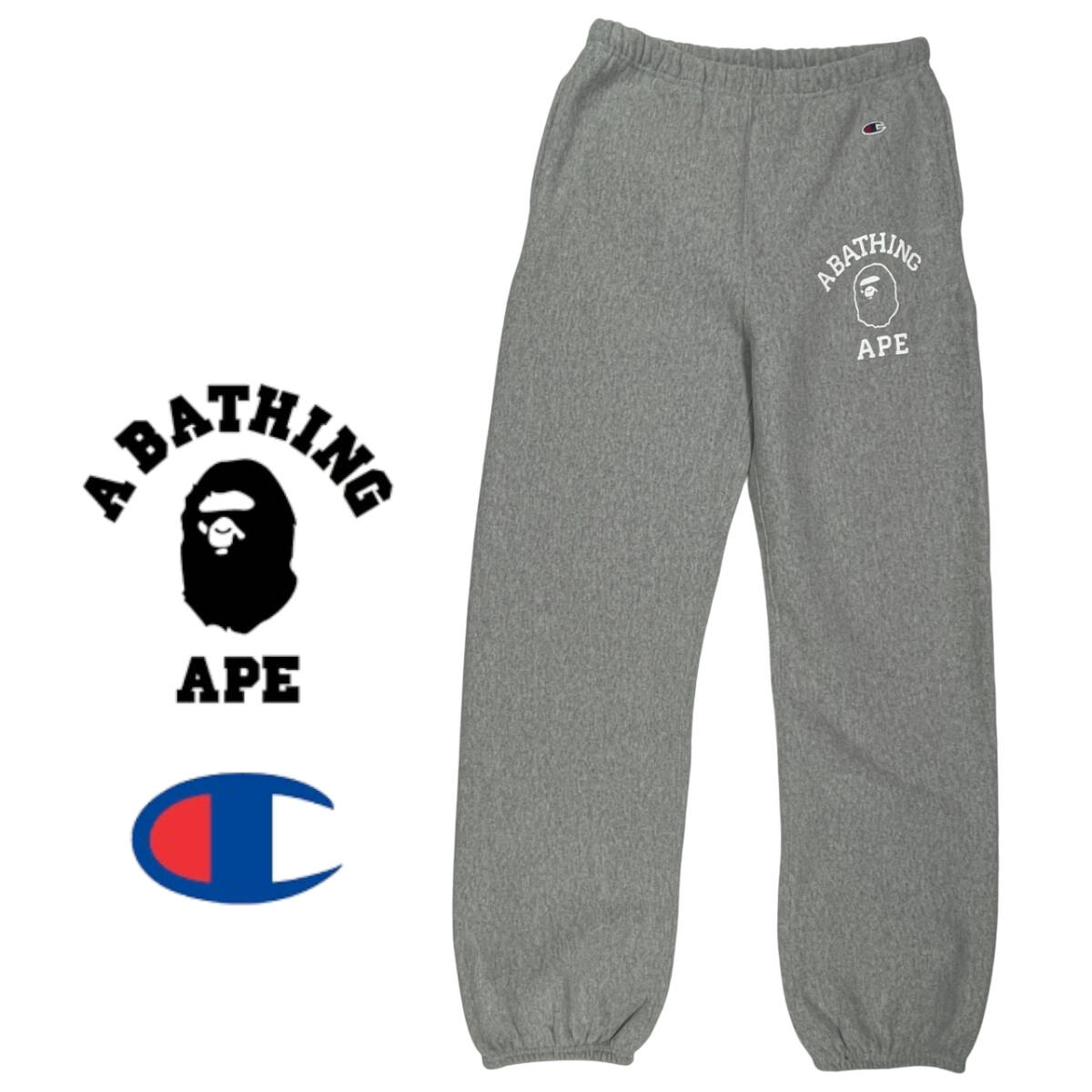 美品 A BATHING APE × Champion Reverse Weave siz XL (約76 美品 A BATHING APE × Champion Reverse Weave siz XL (約76