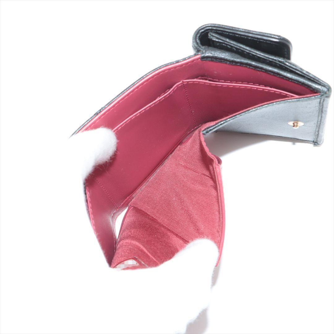 極美品】シャネル シャネル19 ラムスキン コンパクトウォレット 極美品】シャネル シャネル19 ラムスキン コンパクトウォレット
