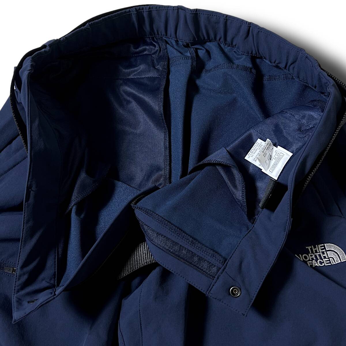 新品 THE NORTH FACE ノースフェイス BACKPACKERS PANTS 防風(fēng) ロゴ刺繍 ストレッチナイロン ベルト付 テーパードパンツ XL 春夏秋 ◆B6859