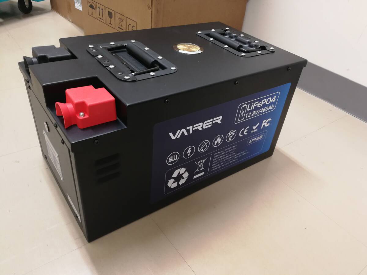 460Ah( реальный емкость 500Ah) Lynn кислота металлический lithium ион аккумулятор BMS встроенный смартфон контроль VATRER POWER новый товар 