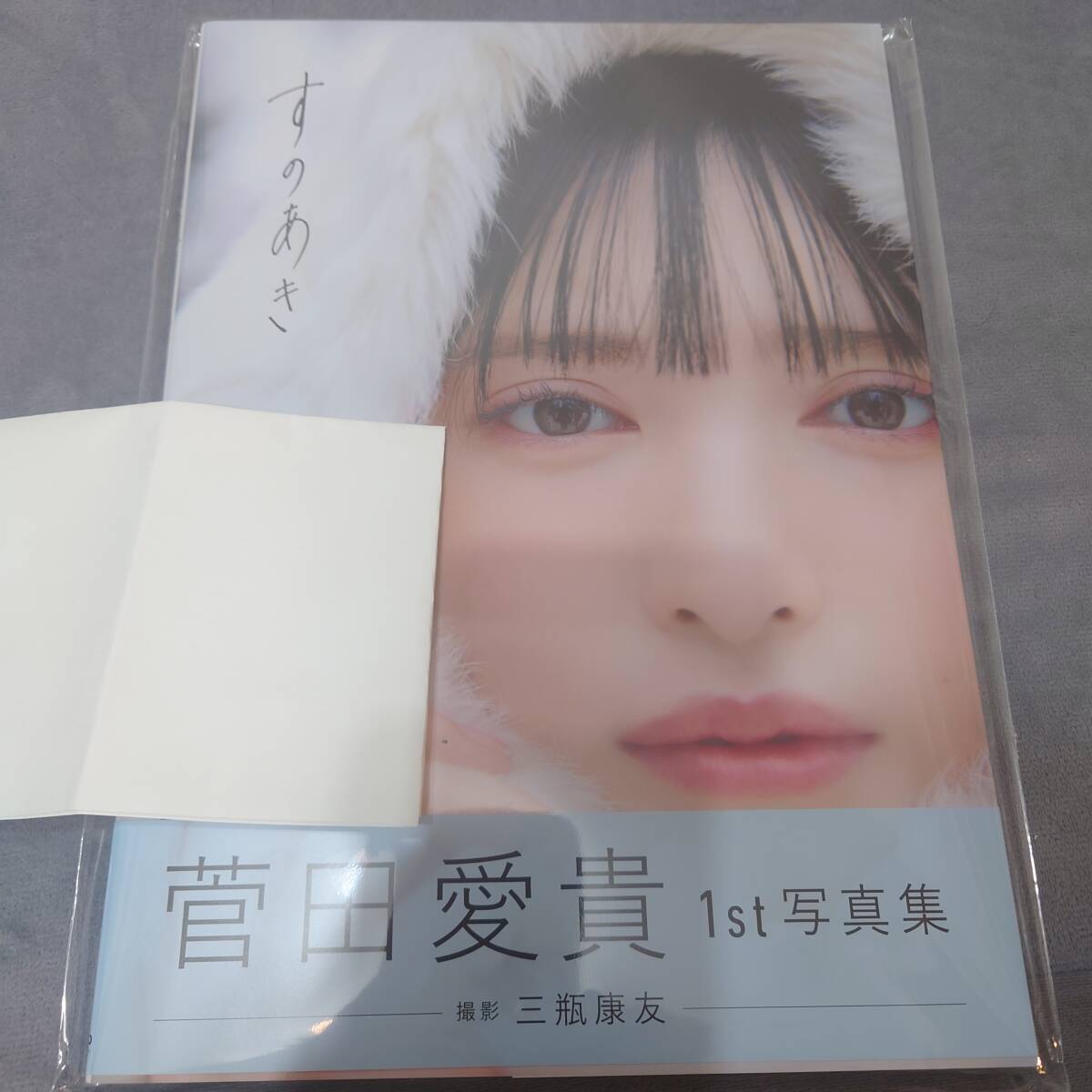 直筆サイン入り 菅田愛貴 写真集 すのあき