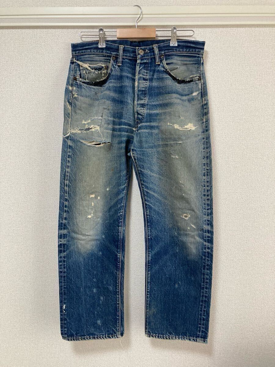 Yahoo!オークション - 色落ち良 60s Levis リーバイス 501 BIGE Yahoo!オークション - 色落ち良 60s Levis リーバイス 501 BIGE