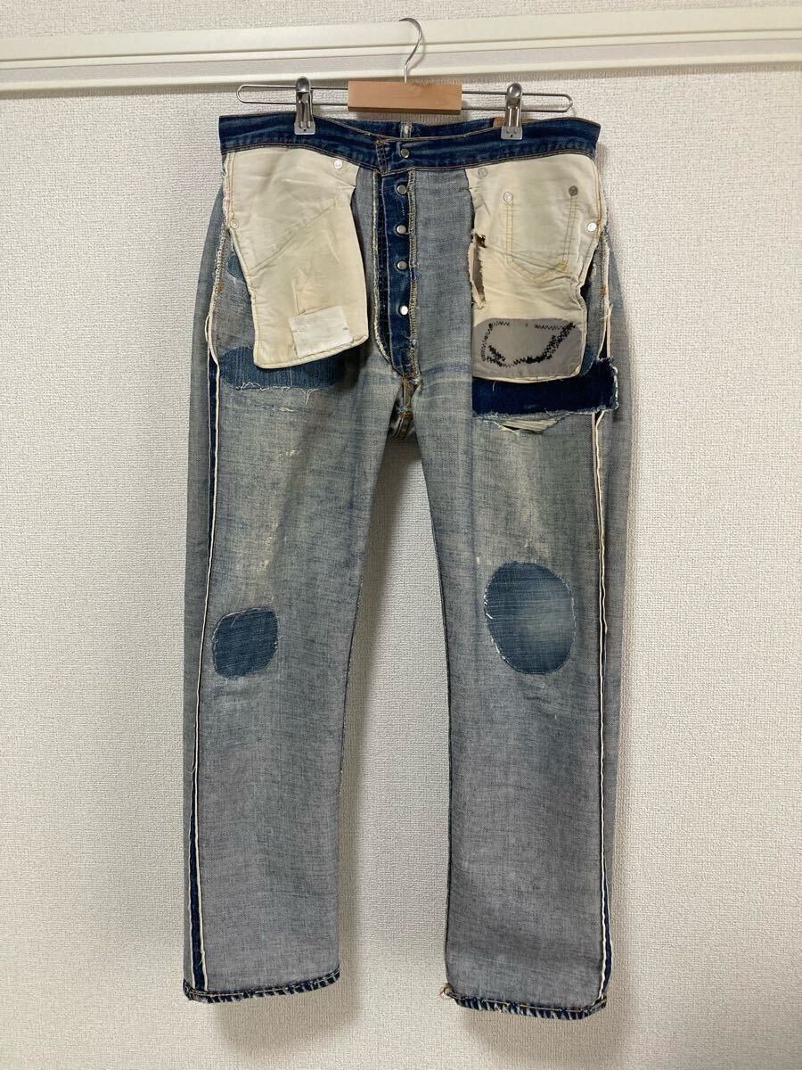 色落ち良!60s Levis リーバイス 501 BIGE デニムパンツ 色落ち良!60s Levis リーバイス 501 BIGE デニムパンツ