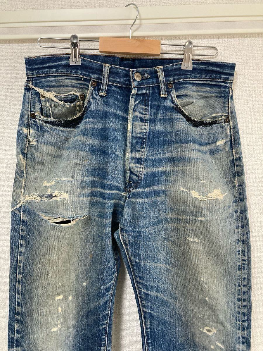 Yahoo!オークション - 色落ち良 60s Levis リーバイス 501 BIGE Yahoo!オークション - 色落ち良 60s Levis リーバイス 501 BIGE