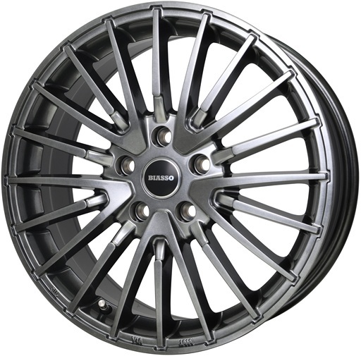 18インチ夏タイヤホイールセット新品1台分 アウディA6オールロード4G 235/55R18&BIASSO BI-02_画像2