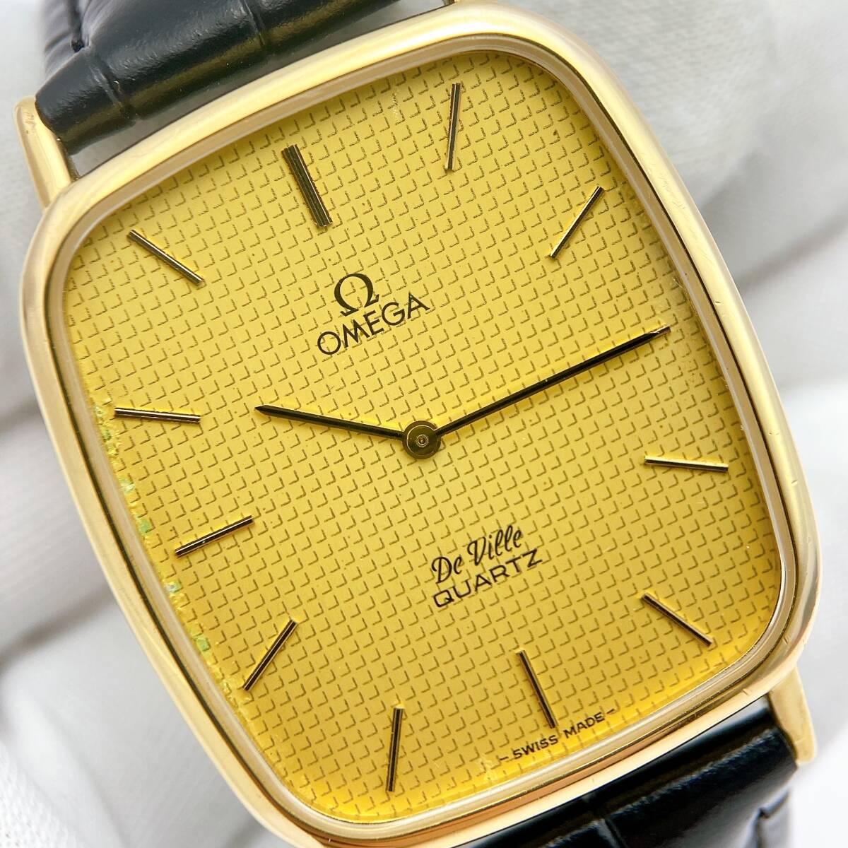 美品 オメガ OMEGA デビル DEVILLE メンズ 腕時計 クオーツ QZ 美品 オメガ OMEGA デビル DEVILLE メンズ 腕時計 クオーツ QZ