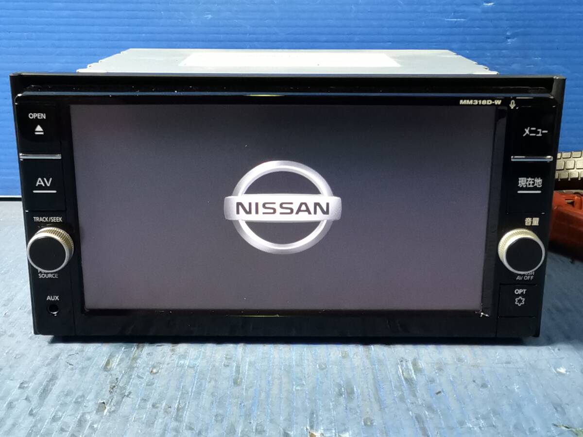 日産純正ナビ MM318D-W 地図データ2020年版 フルセグ/CD/DVD/SD 日産純正ナビ MM318D-W 地図データ2020年版 フルセグ/CD/DVD/SD
