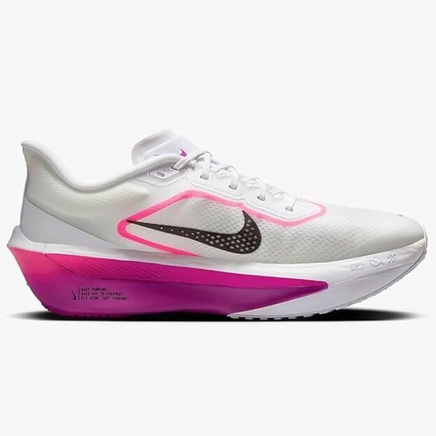 27.5㎝ ナイキ ズーム フライ 6 白/黒/ピンク FN8454-101 NIKE ZOOM FLY 6 マラソン ランニング ズームフライ カーボン
