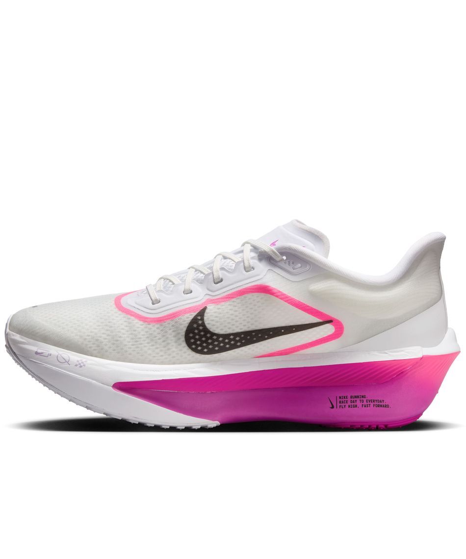 27.5㎝ ナイキ ズーム フライ 6 白/黒/ピンク FN8454-101 NIKE ZOOM FLY 6 マラソン ランニング ズームフライ カーボン