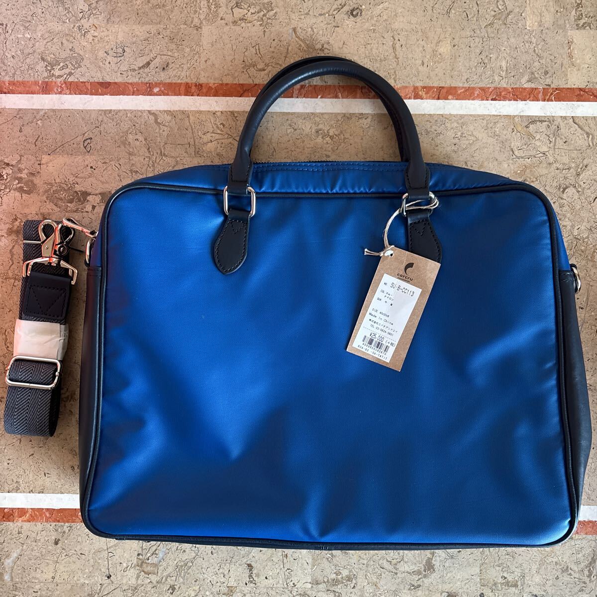 未使用　カルクルストック　カルクル　ビジネスパック　ショルダー　本革_画像1