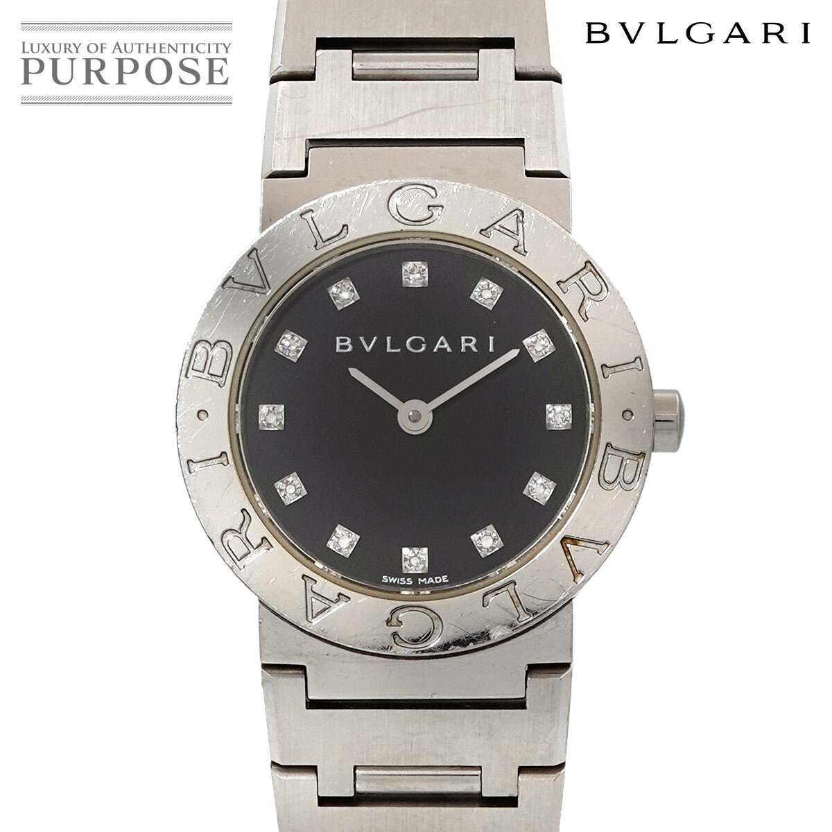 ブルガリ BVLGARI ブルガリブルガリ BB26SS レディース 腕時計 12P ダイヤモンド クォーツ ウォッチ BVLGARIBVLGARI 90269745