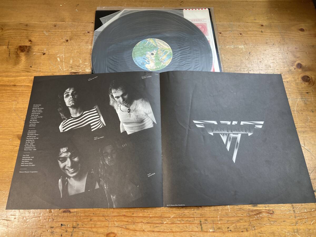  внутренний версия с лентой VAN HALEN Van he- Len .. . огонь линия LPwa-na- Pioneer 32513y P-10479W