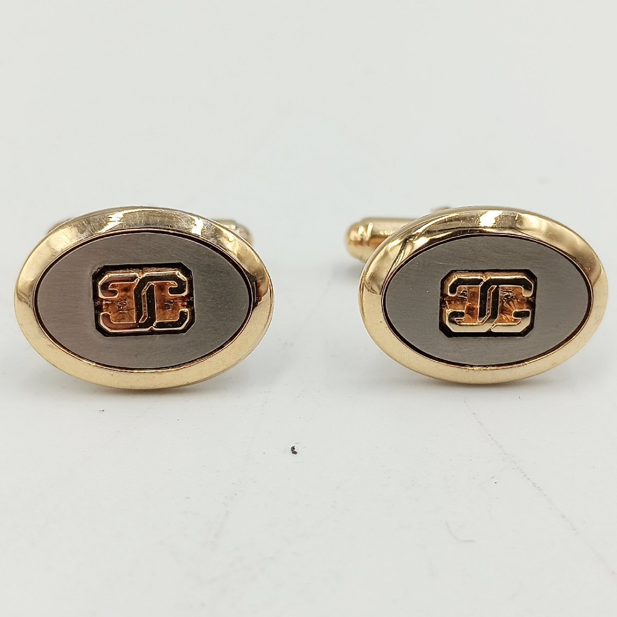 1円 F173 GIVENCHY ジバンシー カフス カフスボタン ゴールド