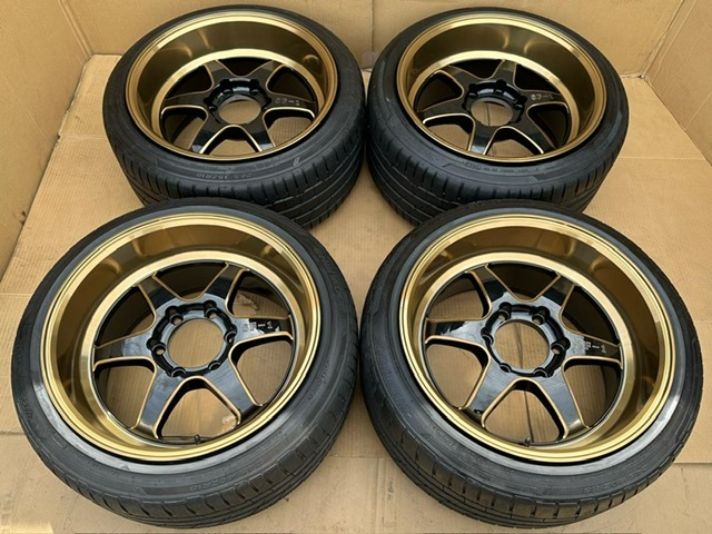 モータースポーツ、ディープリム、トヨタハイエース、日産キャラバン用、18x10.5J+25、6-PCD139.7、ハブ106、265/35/18 245/40/18