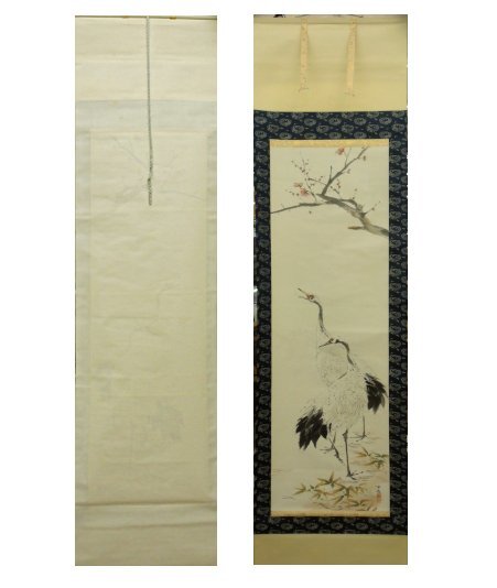 【真作】掛軸 山水瀑布図 霧深き渓谷と滝の情景 山水画 精密描写 S57 真作】掛軸 山水瀑布図 霧深き渓谷と滝の情景 山水画 精密描写