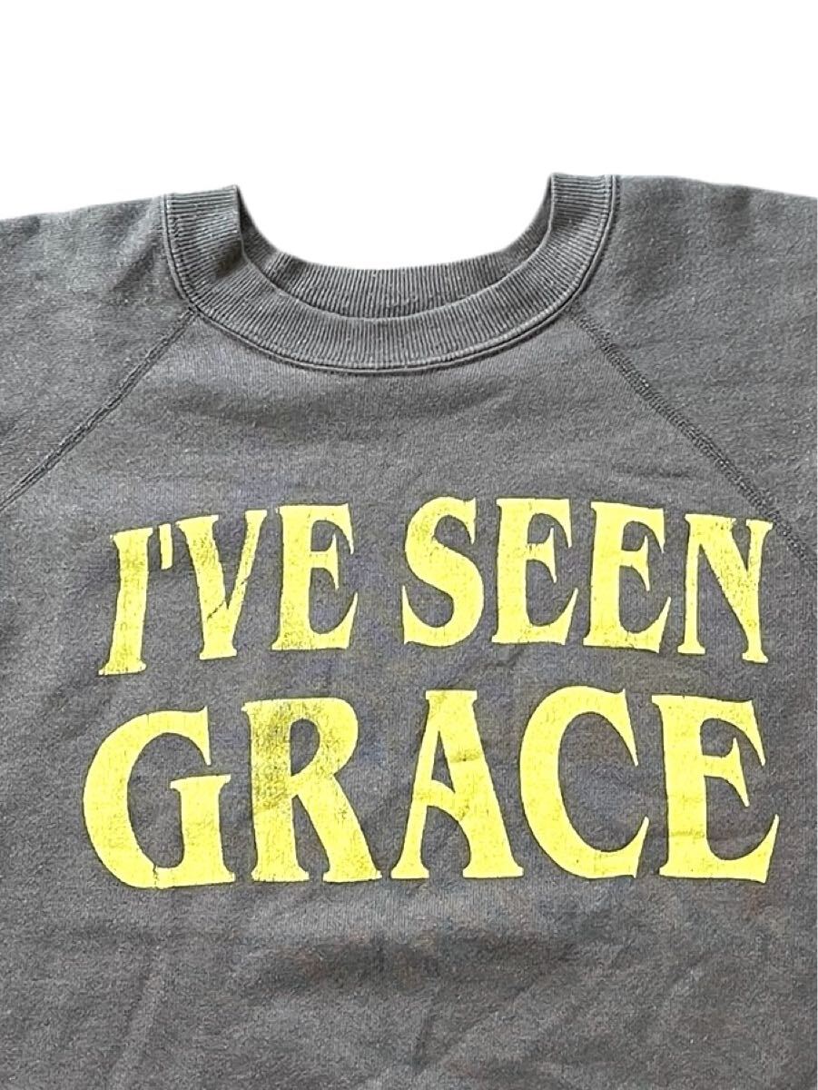 **vintage 80's us производства Hanes разделение nzI'v SEEN GRACE тренировочный размер L чай Brown **
