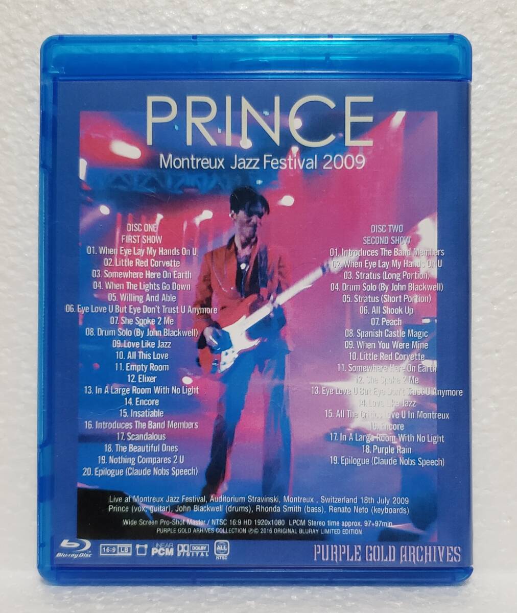 PRINCE MONTREUX JAZZ FESTIVAL 2009 Prince (2Blu-Ray)