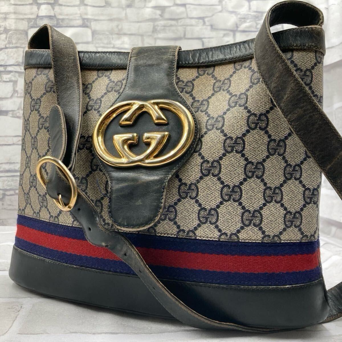 GUCCI オールドグッチ ショルダーバッグ 斜め掛け シェリー GUCCI オールドグッチ ショルダーバッグ 斜め掛け シェリー