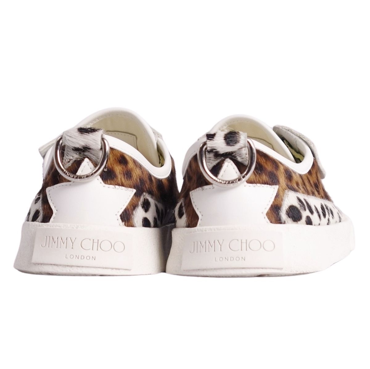 JIMMY CHOO ジミーチュウ　レオパード　バレエシューズ　37 JIMMY CHOO ジミーチュウ レオパード バレエシューズ 37 JIMMY