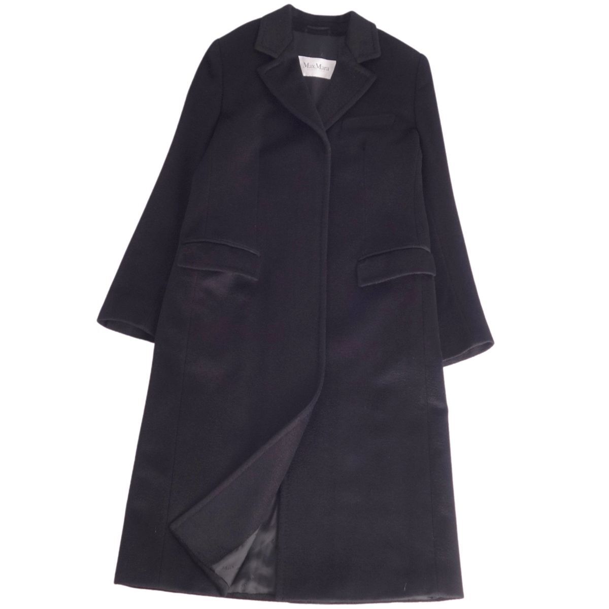 極美品 Max Mara マックスマーラ ロングコート アルパカ ウール 745