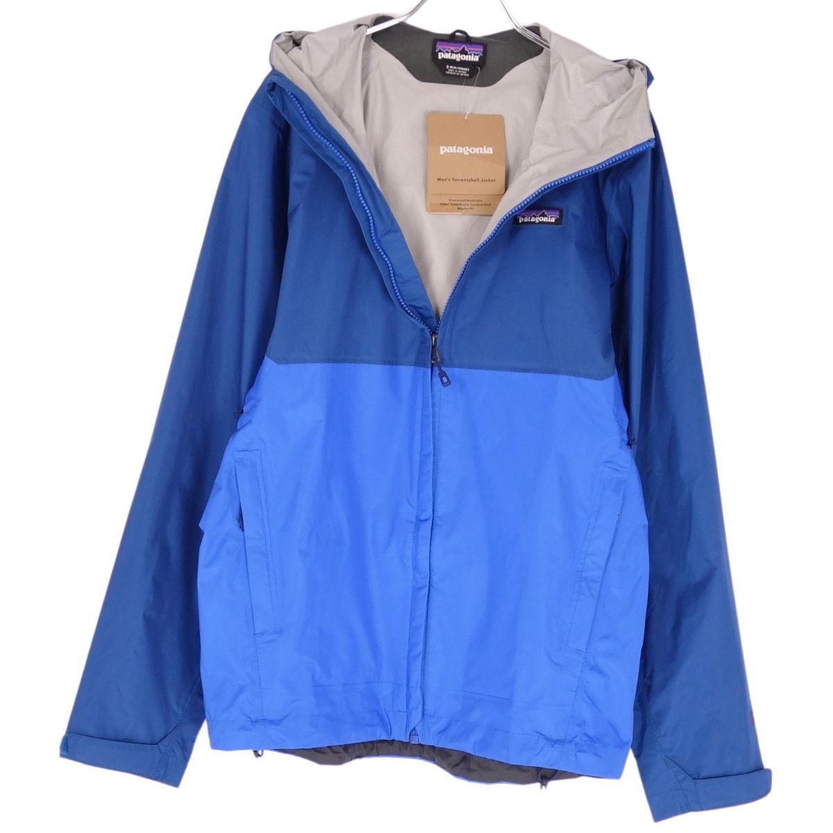 未使用 パタゴニア PATAGONIA ジャケット Torrentshell Jacket トレントシェルジャケット ナイロン メンズ S ブルー ce02de-rm10e29478